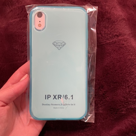 Blue Rubber iPhone XR Case - Picture 4 of 4
